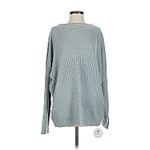 NWT Ugerlov Dusty Blue Knit baggy long sleeve wool sweater S/M - Picture 2 of 6